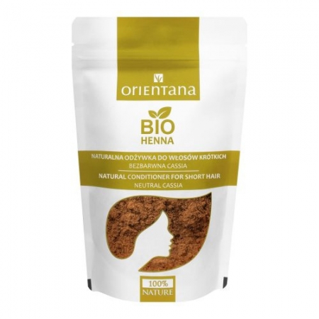 ORIENTANA Bio Henna BEZBARWNA ODŻYWKA do włosów krótkich 50g